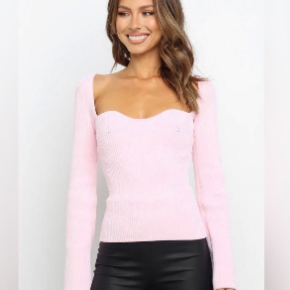 Aquerelle Knit Sweater - Pink